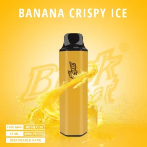 brisk bar banana crispy ice – 5000 puffs