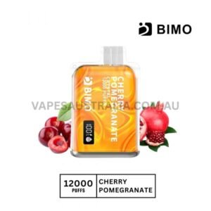 bimo crystal 12000 puffs cherry pomegranate
