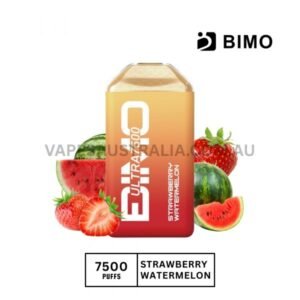 bimo ultra 7500 puffs strawberry watermelon