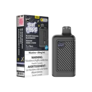 flavour beast beast mode 8000 blazin' banana blackberry iced