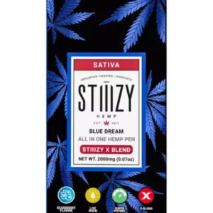 blue dream stiiizy x blend live resin all in one disposable 2g