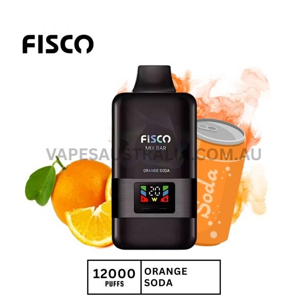 fisco mix bar 12000 puffs orange soda