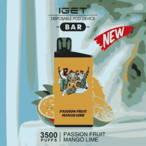 iget bar passionfruit mango lime – 3500 puffs