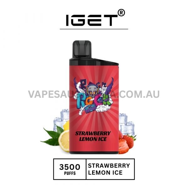 iget bar 3500 puffs strawberry lemon ice