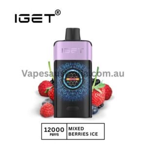 iget one 12000 puffs berries ice