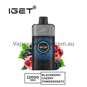 iget one 12000 puffs blackberry cherry pomegranate