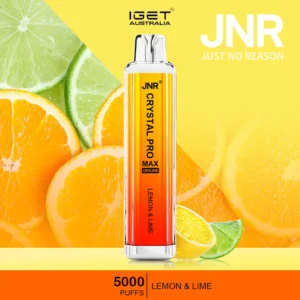 jnr crystal pro max – lemon & lime – 5000 puffs