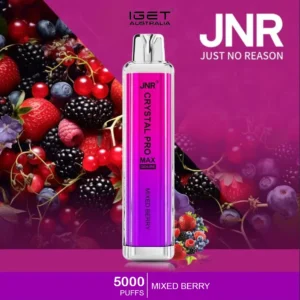 jnr crystal pro max – mixed berry 5000 puffs