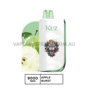 kuz lux 9000 puffs apple burst