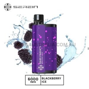 serein hunter 6000 puffs blackberry ice