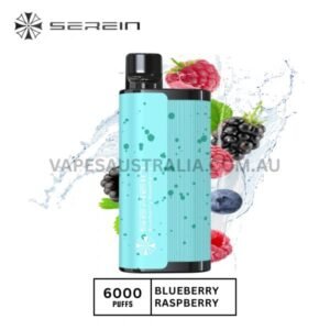 serein hunter 6000 puffs blueberry raspberry