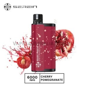serein hunter 6000 puffs cherry pomegranate