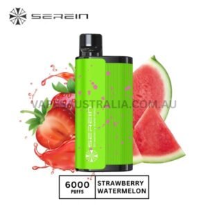 serein hunter 6000 puffs strawberry watermelon