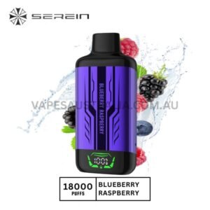 serein mechpro 18000 puffs blueberry raspberry
