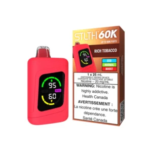 stlth 60k disposable vape rich tobacco