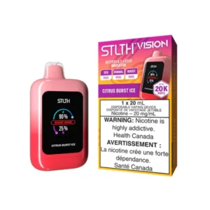 stlth vision citrus burst ice 20k disposable vape, 20ml