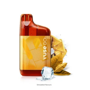 vuse go 5000 disposable vape golden tobacco ice, 10ml