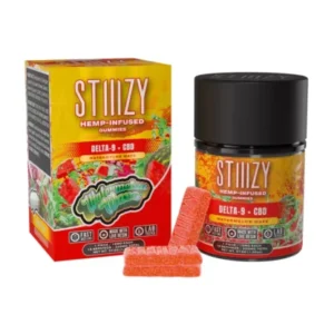 watermelon wave stiiizy delta 9 + cbd gummies 225mg