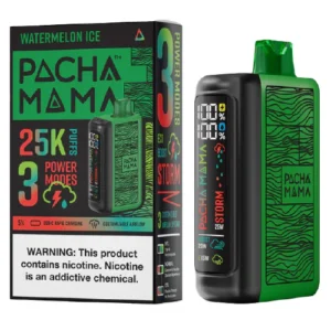 watermelon ice disposable vape (25000 puffs) by pachamama 25k