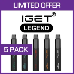 iget legend – 4000 puffs – 5 pack