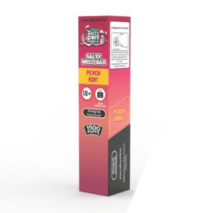 peach mint salty melo bar disposable vape